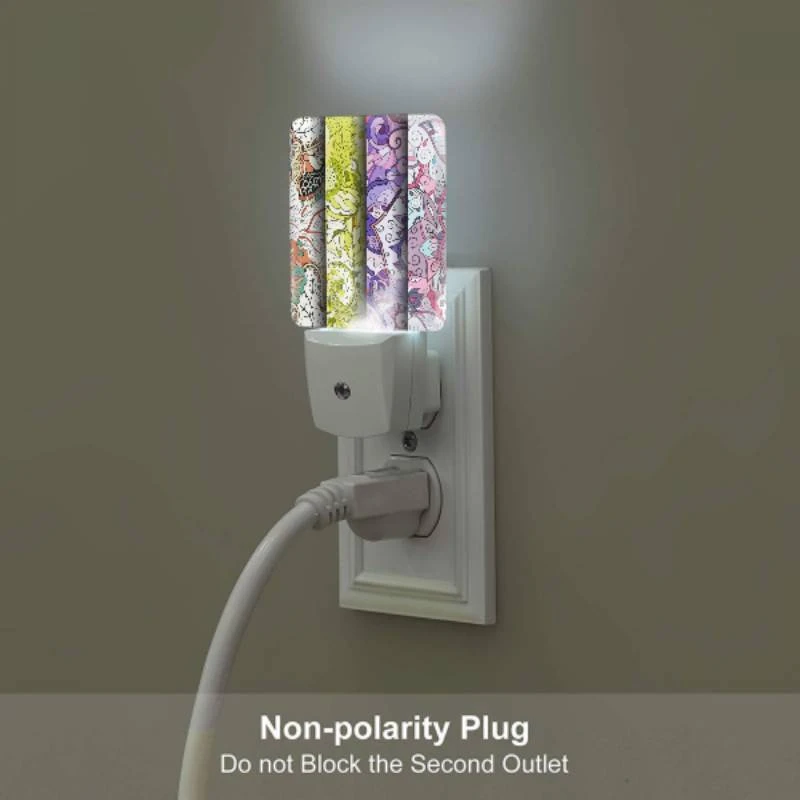 Night Light Set of 2, Three colorful designs of flowers are displayed on a wall. Night Light Set Of 2, Three Colorful Designs Of Flowers Are Displayed On A Wall. -Acrylic Night Light Shop a81098fb38ab9c05eba55e9164a20f2a0e8162a4