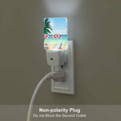 Night Light Set Of 2, A Beach Scene With Two Umbrellas And Two Chairs. -Acrylic Night Light Shop a81737af91134d8d00eae7247b82e46cf1f9b6ef