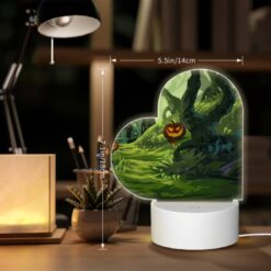 Love Acrylic Night Light, A Colorful Cartoon Scene Of A House With A Pumpkin On The Doorstep And A Tree With A Pumpkin On It. -Acrylic Night Light Shop a855a1be3aaeea3a961adf67aea8050b22eafc25