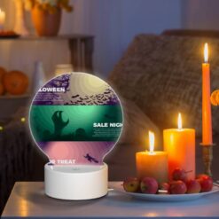 Round Acrylic Night Light, A Colorful Poster With Halloween -Acrylic Night Light Shop a8b71ab0e40e01e0c83e4012eebddebe56655a91