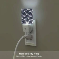 Night Light, A Pattern Of Sharks On A Blue Background. -Acrylic Night Light Shop a9c3094f5d77094e82fe14c0eddbf1d29c43a38e