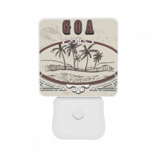 Night Light Set Of 2, A Picture Of Palm Trees With The Word Goa Written Above It. -Acrylic Night Light Shop a9cb8a4d4837f9ca3c6a4089ab337e52cd4830eb