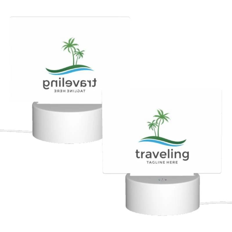 Rectangular Acrylic Night Light, A logo for traveling with a palm tree in the background. Rectangular Acrylic Night Light, A Logo For Traveling With A Palm Tree In The Background. -Acrylic Night Light Shop aa40a8ac9a043b3c845675ff744897b49ac32d8e