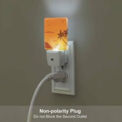 Night Light, A Sunset With A Palm Tree And Birds In The Background. -Acrylic Night Light Shop ab26eeaa61a69174d31efb9359e1ccfe61d06b92