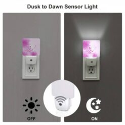 Night Light Set Of 2, A Pink Flower With Purple Petals. -Acrylic Night Light Shop abc3d55b87b87ee8cf4c0f2e9982c78830fc1f16