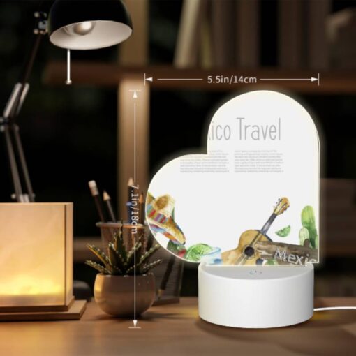 Love Acrylic Night Light, A Colorful Advertisement For Mexico Travel. -Acrylic Night Light Shop abe679fd75c8c227c23f37867b142c4ee116ac39