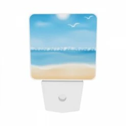 Night Light Set Of 2, A Beautiful Beach Scene With A Blue Sky -Acrylic Night Light Shop ac14936fdb2a1e554f8470c8dae2c12741b598b3