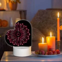 Love Acrylic Night Light, A Pink And Purple Flower With A Black Background. -Acrylic Night Light Shop ac6e224f02dd77245b1febcaaa10eb34dfc48300