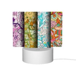 Rectangular Acrylic Night Light, Three Colorful Designs Are Displayed On A Wall. -Acrylic Night Light Shop ac8580e22348d6326fcc503610427835a000e83e