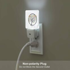Night Light Set Of 2, A Colorful Tree With Leaves In Different Colors. -Acrylic Night Light Shop ac936474ca4fd53e9611e687570846dd941dd8ea