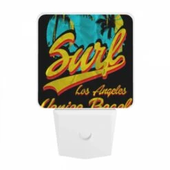 Night Light, A Surfboard Logo With The Words "Surf Los Angeles" Written On It. 7 Night Light, A Surfboard Logo With The Words "Surf Los Angeles" Written On It. -Acrylic Night Light Shop acbbe7c33995b858ec12684e56332f868d762411