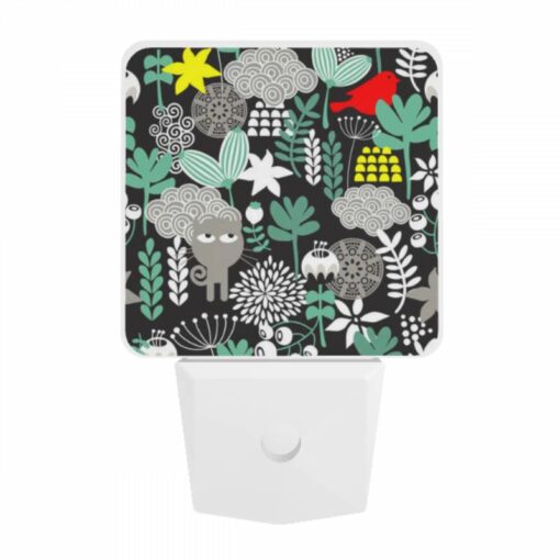 Night Light, A Black And White Image Of A Bird Sitting On A Branch Surrounded By Green Leaves. -Acrylic Night Light Shop ad1d29d7f4a8ccf5cb53bca2f7036d6dba630dc9
