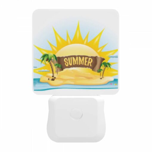 Night Light, A Sunny Day At The Beach With A Sign That Says "Summer". -Acrylic Night Light Shop ad99ee2141173b7640f57a7fec4b040b9d4c1561