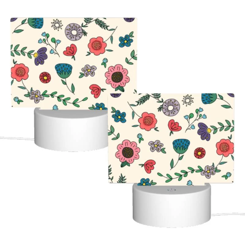 Rectangular Acrylic Night Light, A colorful floral pattern with pink Rectangular Acrylic Night Light, A Colorful Floral Pattern With Pink -Acrylic Night Light Shop ada60770a4f3fdb81fe4fce80ea17b88837867d8