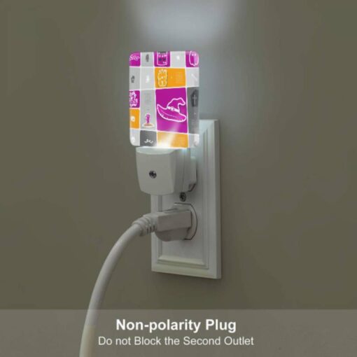 Night Light, A Collection Of Halloween Images On A Pink Background. -Acrylic Night Light Shop aecaa5e12b8a199704ea08256829ed3070f77fe5