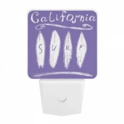 Night Light, A Purple Drawing Of A Surfboard With The Word Surf On It. 7 Night Light, A Purple Drawing Of A Surfboard With The Word Surf On It. -Acrylic Night Light Shop af016fbfbe8beda142282a387e8277a491cfd0a2