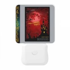 Night Light, A Poster With A Castle And A Spider Web On It. -Acrylic Night Light Shop af688273d1415544066a4bcc88a2f34319991377