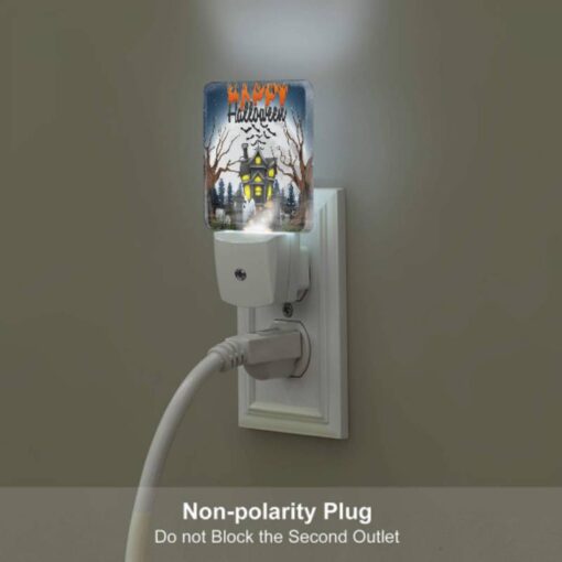 Night Light Set Of 2, A Halloween Scene With A House -Acrylic Night Light Shop af77ccdaff5d3d824c38a4d363acd51b6d4e2cb4