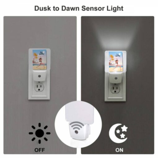 Night Light Set Of 2, A Woman Is Doing A Yoga Pose On A Beach. -Acrylic Night Light Shop b004eb327e2edea5e51cab0fc4ef2177e59bc142