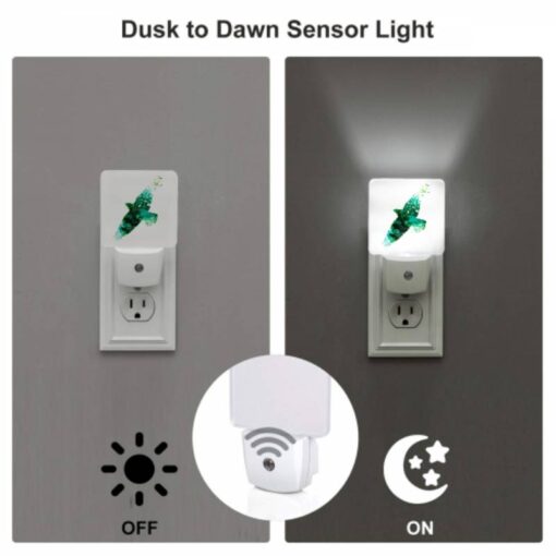 Night Light Set Of 2, A Green And Blue Bird Flying With A Flock Of Birds. -Acrylic Night Light Shop b021842b4a1605e64502217a63f53483a2dc9acf