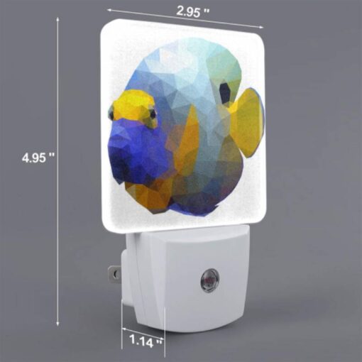 Night Light Set Of 2, A Blue And Yellow Fish With A Black Nose. -Acrylic Night Light Shop b02891b9a7f0c067fafd14502989c57ba623a32f