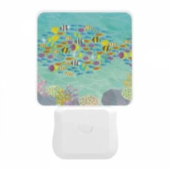 Night Light, A Colorful Fish Swims In A Sea Of Other Fish. -Acrylic Night Light Shop b092a1926e5e51f59c277012dc7e803700662ddc