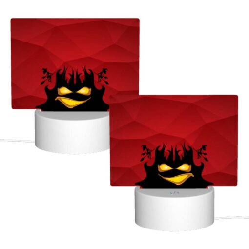 Rectangular Acrylic Night Light, A Red Background With A Happy Halloween Sign. -Acrylic Night Light Shop b0a60514adcf6724873d9a7aa167f96b63606b4d