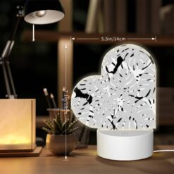 Love Acrylic Night Light, A Pattern Of White And Black Circles. -Acrylic Night Light Shop b0a87e0730556393eeec5d2302d33504d7483249