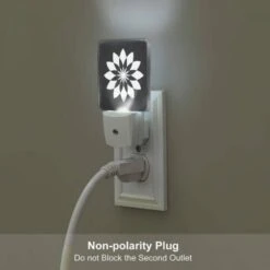 Night Light, A Black And White Flower Design. 3 Night Light, A Black And White Flower Design. -Acrylic Night Light Shop b0d20dd842d3bef7e8dbd234aa53a7e0970189a9