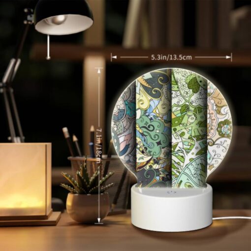 Round Acrylic Night Light, Three Colorful Designs Are Displayed On A Wall. -Acrylic Night Light Shop b10386d033e825ac5b21fe694efece6986ca7cd9