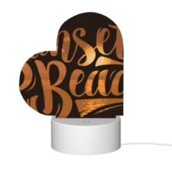 Love Acrylic Night Light, A Sunset Beach Sign With A Boat On It. -Acrylic Night Light Shop b118374b8a4c08c14587a6cb979d5f7a3f044ac9
