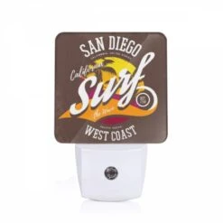 Night Light, A Surfboard Logo For San Diego