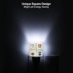 Night Light Set Of 2, Four Different Colored Pictures Of Dogs. -Acrylic Night Light Shop b1aea8d6d84e89125797cbf4b3057ad03d9a2f19