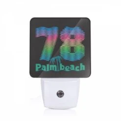 Night Light, A Colorful Logo For Palm Beach.