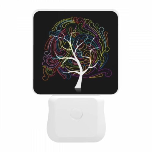 Night Light, A Tree With A Rainbow Colored Trunk. -Acrylic Night Light Shop b2ff89a55890f1f3691e3d2feabd32ac878cd54d