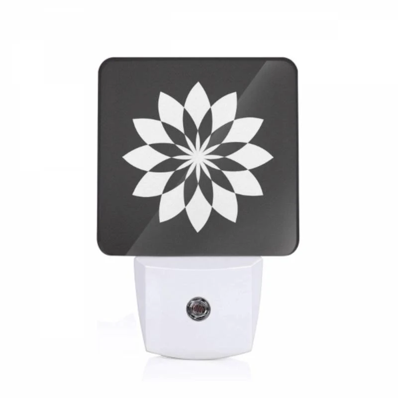 Night Light, A black and white flower design. Night Light, A Black And White Flower Design. -Acrylic Night Light Shop b340b27132f678cf70b1ac09aeaf1b0bddf23695