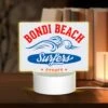 Rectangular Acrylic Night Light, A Logo For Bondi Beach Surfers.