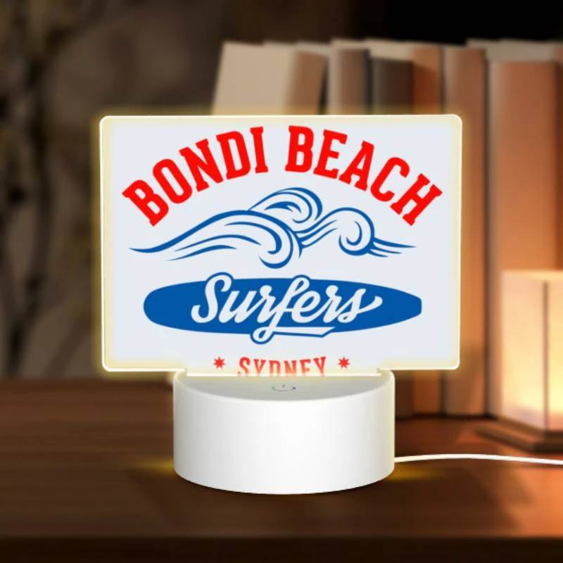 Rectangular Acrylic Night Light, A logo for Bondi Beach Surfers. Rectangular Acrylic Night Light, A Logo For Bondi Beach Surfers. -Acrylic Night Light Shop b3d3c3c7d777ecf291ce6d4a0f4c23ffcdb07a96