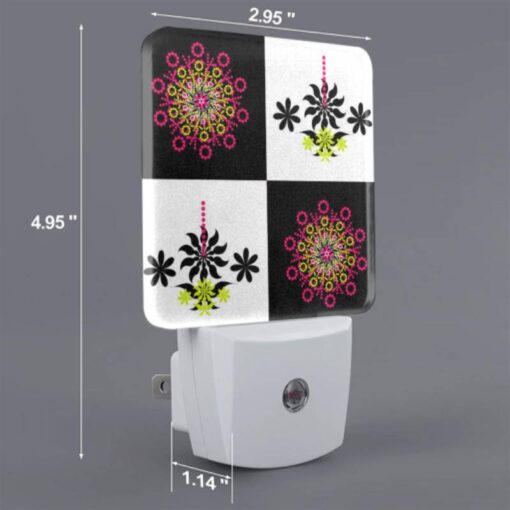 Night Light, A Black And White Image Of A Flower With A Pink Center. -Acrylic Night Light Shop b3fa4f0ff08bf13bf4ad8576fd57175a2e2ffdd7