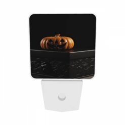 Night Light Set Of 2, A Carved Pumpkin Is Sitting On A Black Box. -Acrylic Night Light Shop b43b3275b0458a299dad49577cef600b1031c6de