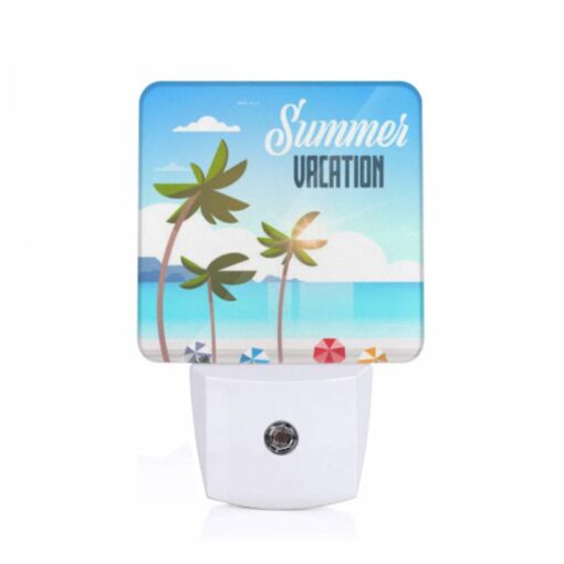 Night Light, A Colorful Beach Scene With Palm Trees And A Blue Ocean. -Acrylic Night Light Shop b4ea6a2127bb3c8ce8ffe165fded198d9bbf4489