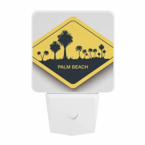 Night Light, A Yellow Sign With The Words "Palm Beach" Written On It. -Acrylic Night Light Shop b5a15974ac1bc4c8b3591aa19a085dfe028e4101