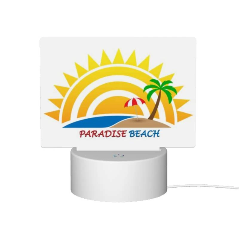 Rectangular Acrylic Night Light, A sunny beach with a palm tree and a red umbrella. Rectangular Acrylic Night Light, A Sunny Beach With A Palm Tree And A Red Umbrella. -Acrylic Night Light Shop b5b61d33709ef80a80c1e0dca5b11f2987c77cb6