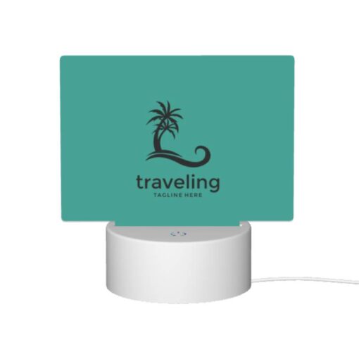 Rectangular Acrylic Night Light, A Logo For A Traveling Company. -Acrylic Night Light Shop b5c636f61fb09f5cad05c868730e3338eb722bf8
