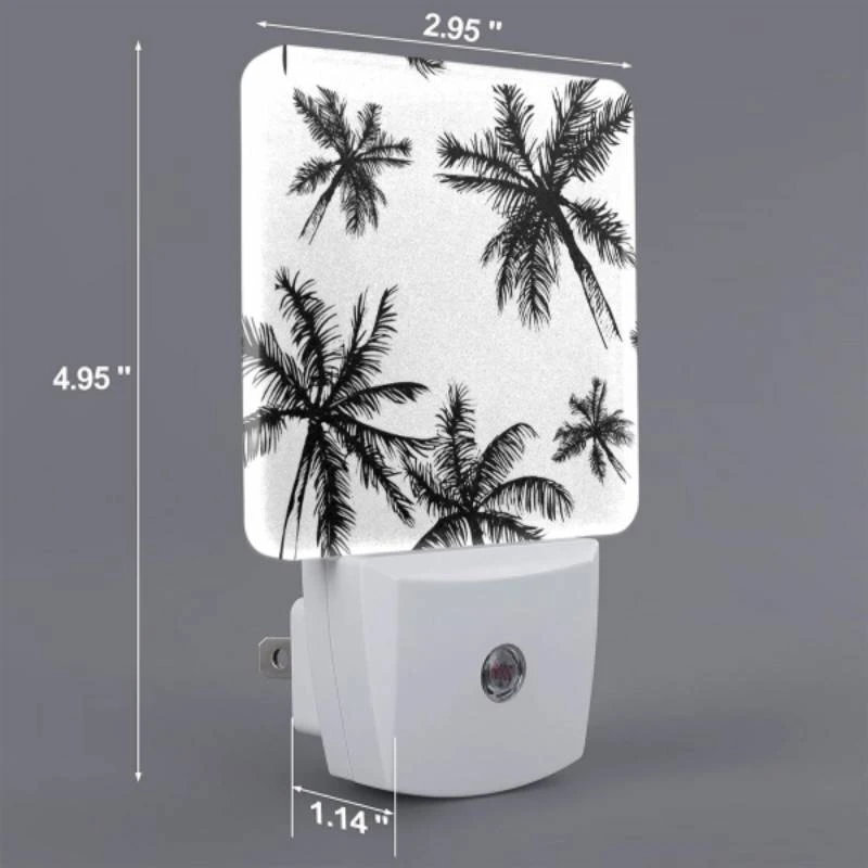 Night Light, A black and white image of palm trees. Night Light, A Black And White Image Of Palm Trees. -Acrylic Night Light Shop b5f867311c7cebf1fac6cfd7631277483a79476e