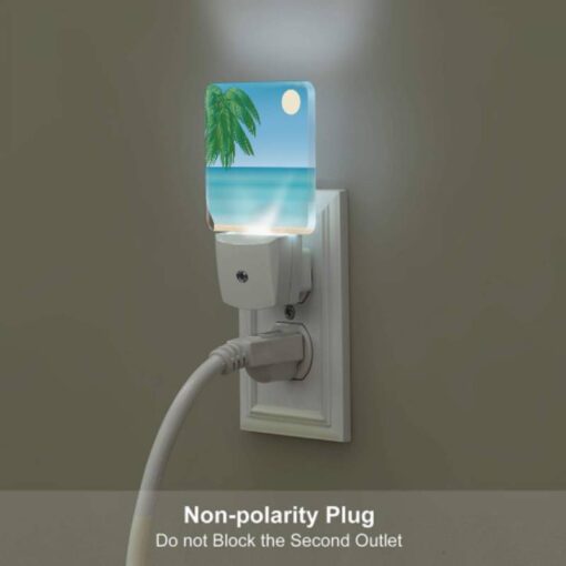 Night Light, A Palm Tree Is On A Beach With A Blue Sky And A Moon In The Background. -Acrylic Night Light Shop b5fd194fcc4308892d30d4298a08e403793ab1b2