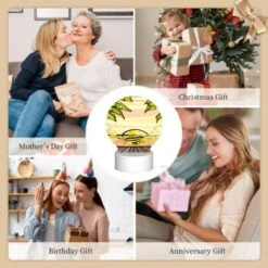 Round Acrylic Night Light, A Sunset With A Beach And Palm Trees In The Background. 7 Round Acrylic Night Light, A Sunset With A Beach And Palm Trees In The Background. -Acrylic Night Light Shop b6799bc88cebd9a5e81dbac0ba7153b0a3a3cd8d