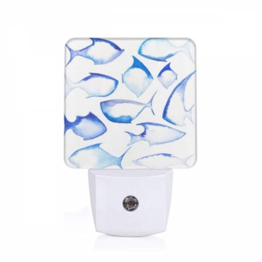 Night Light, A Collection Of Blue And White Fish. -Acrylic Night Light Shop b6853f1c5aceed68cb6b95a2344eb04fb7363c9b