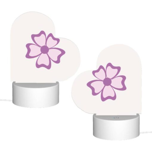 Love Acrylic Night Light, A Pink Flower With Purple Petals. -Acrylic Night Light Shop b6c6328c348454b5158d7e7c6460cffb8c65eb5e