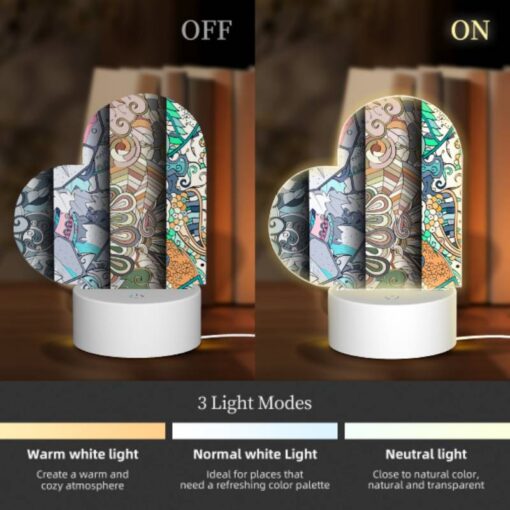 Love Acrylic Night Light, Three Different Colored Paintings Of Waves. -Acrylic Night Light Shop b750112d75bd030dd7392385e7b5a67afae2fd5a